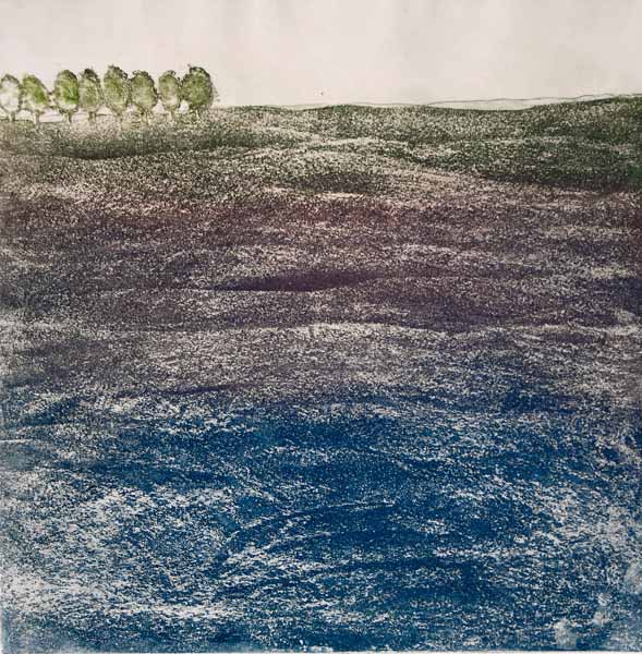 Landscape - blue and violet Picture