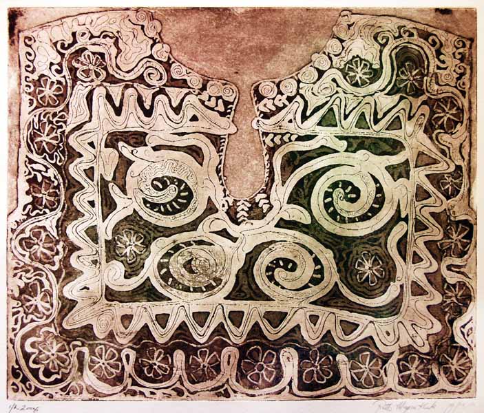 Chest Panel Embroidery  (gabbeh) Picture