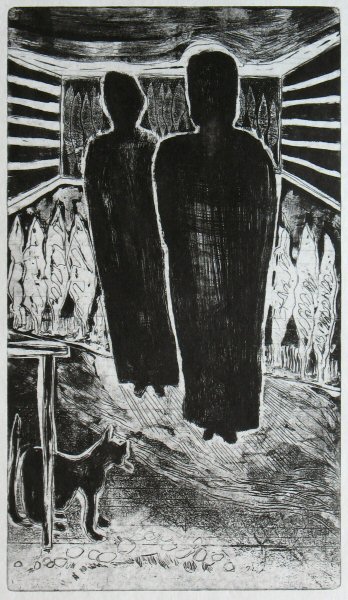 Study with a cat Picture