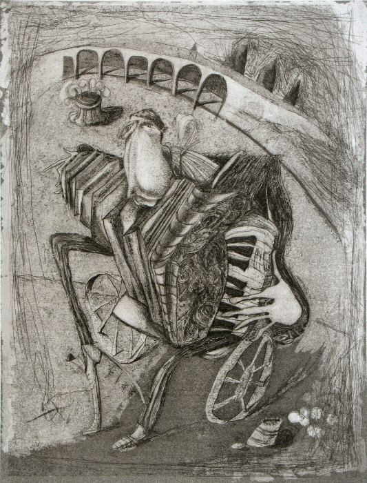 The old accordion teacher Picture